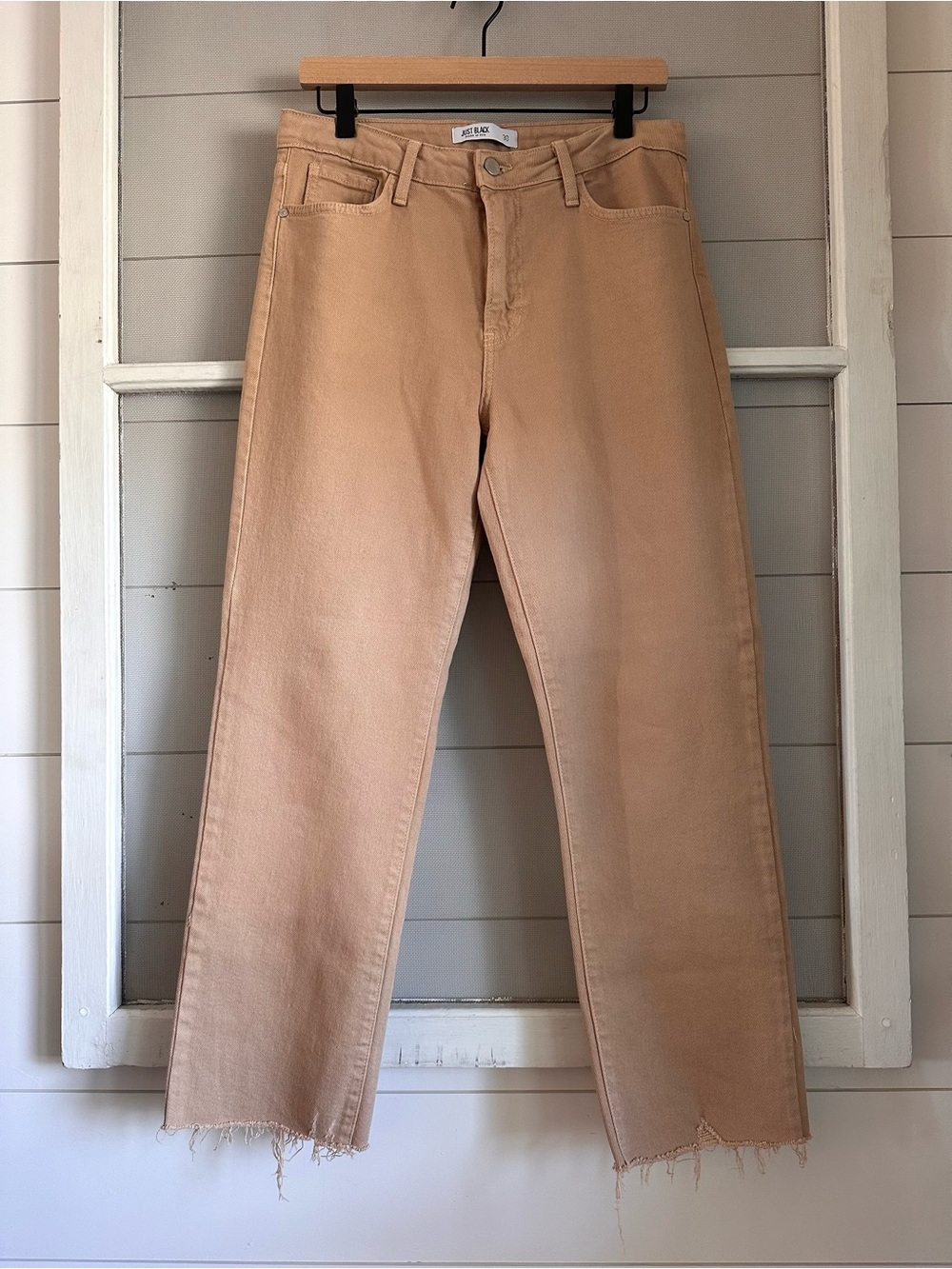 Just Black Khaki Straight-Leg Jeans